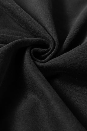 Match Made In Heaven Black Pullover and Short Set