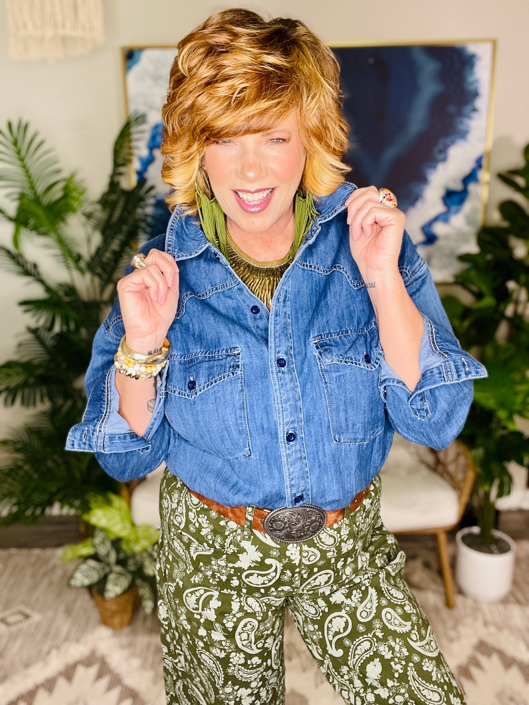 Simply Denim Top