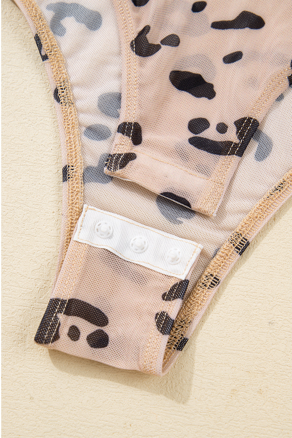 Wild Thing Mock Neck Sheer Mesh Bodysuit