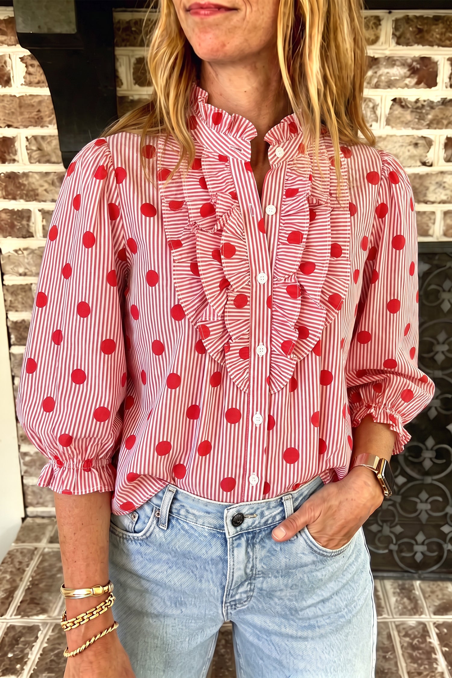 Dot Your Average Top (3 Colors)