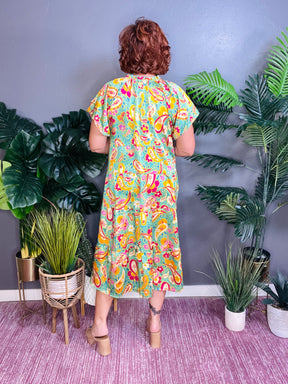 Tropical Breeze Midi Dress - DR087MU
