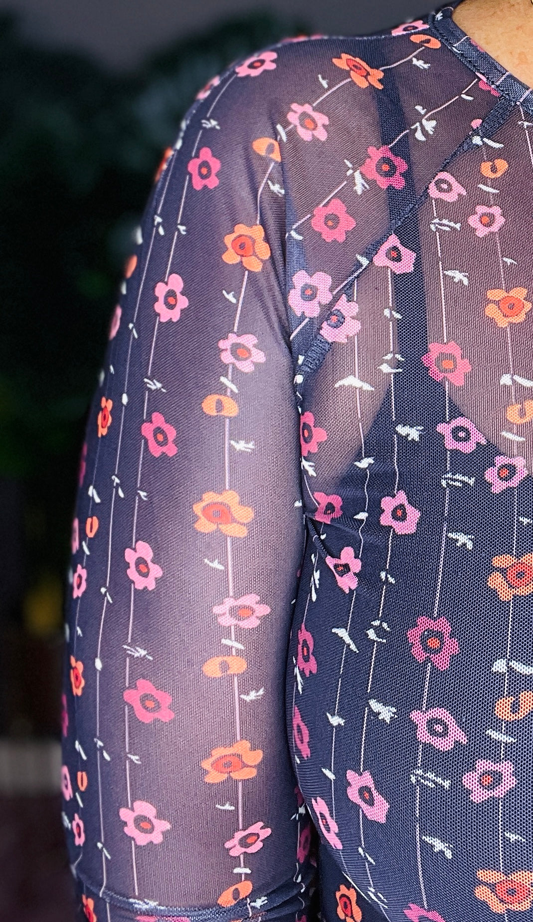 Flower Girl Energy Mesh Bodysuit