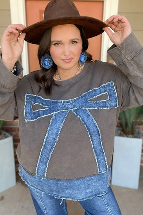 Bow On Point Top - S161BR