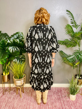 In My Mood Midi Dress - DR033BK