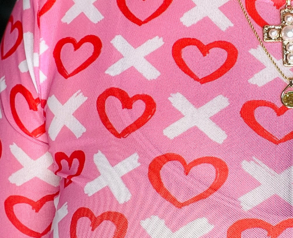 XOXO Mesh Top - S263XO