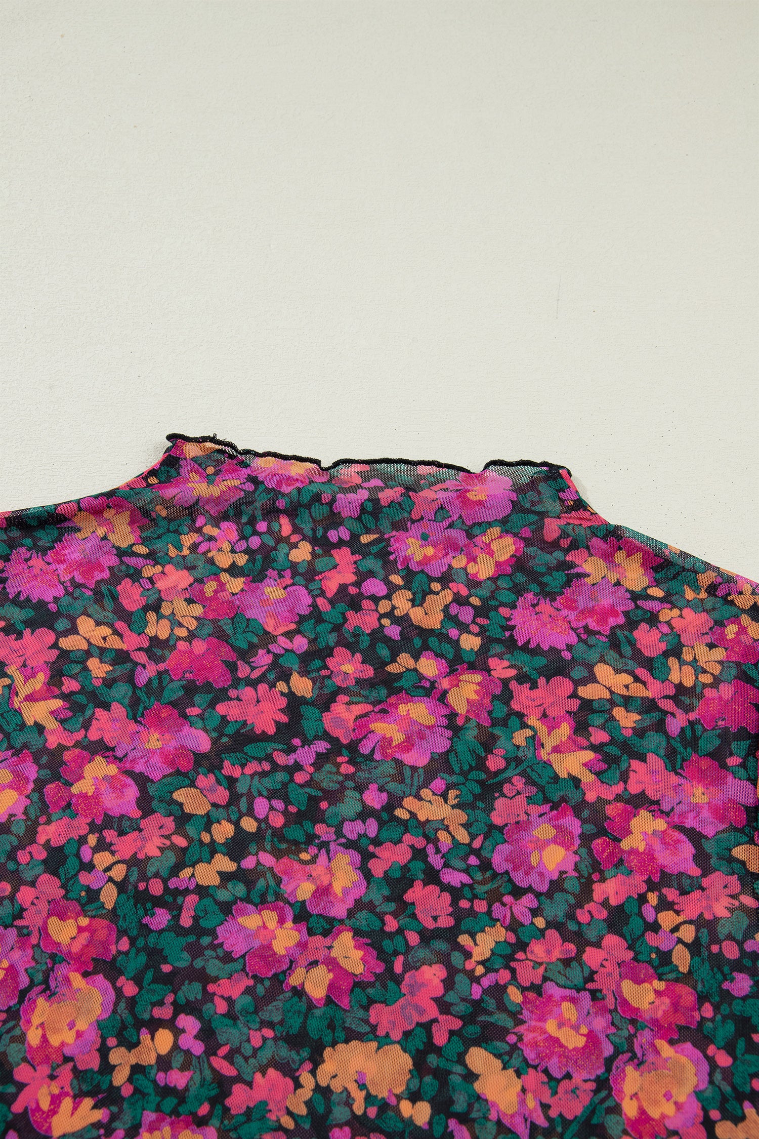 Wild Rose Spirit Mesh Top