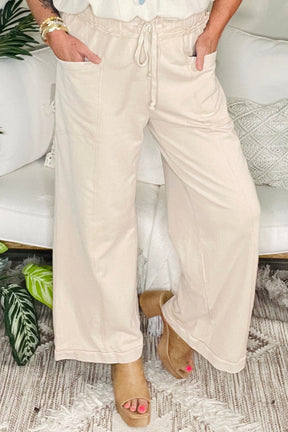 Weekend Escape Mineral Wash Wide Leg Western Pants (2 Colors)