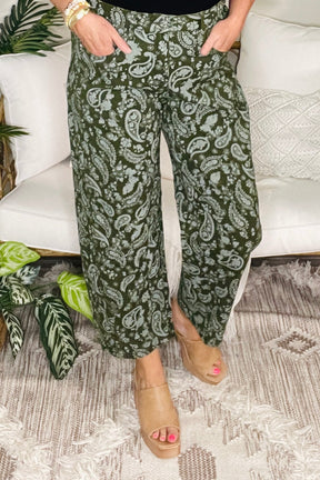 Paisley Trails Denim Pants