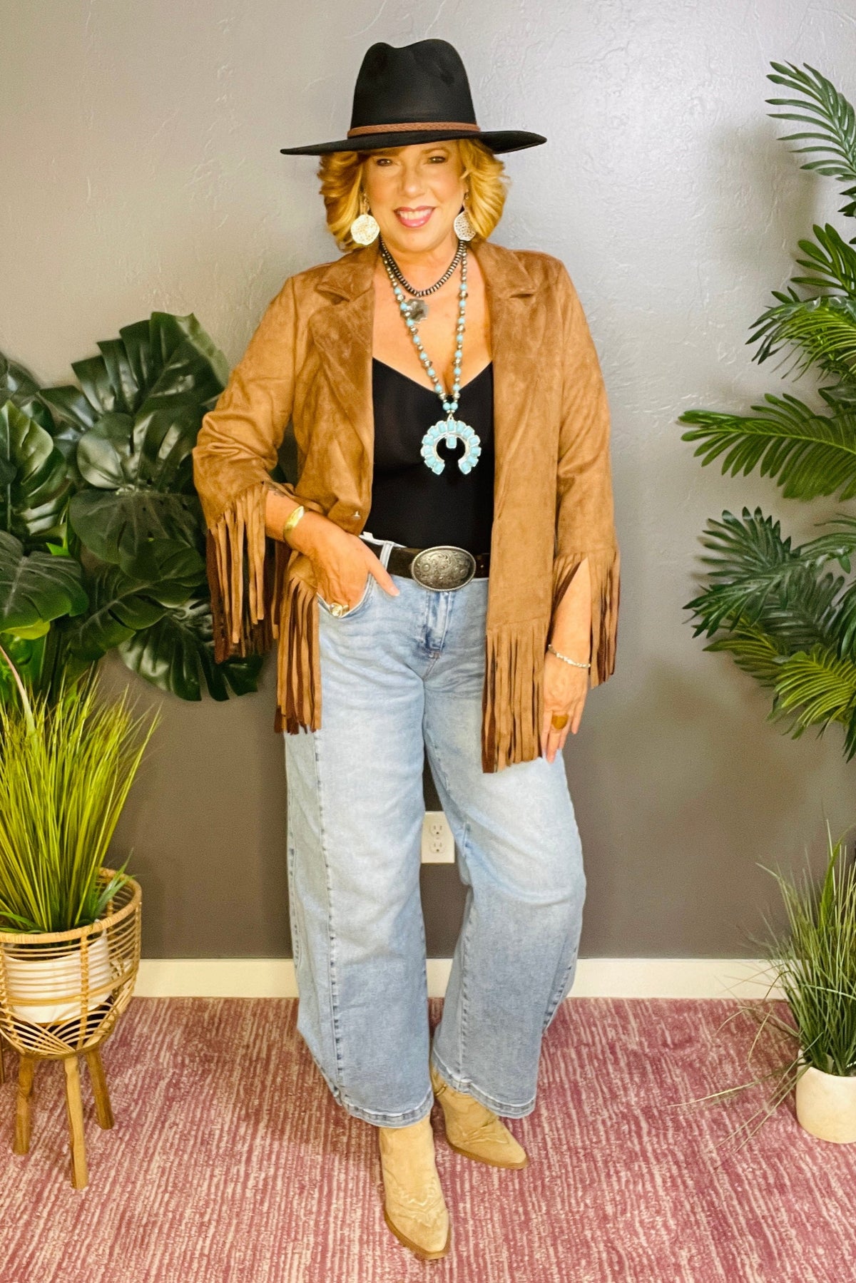 Emerson Mid Rise Wide Barrel Transferable Leg Snap Jeans