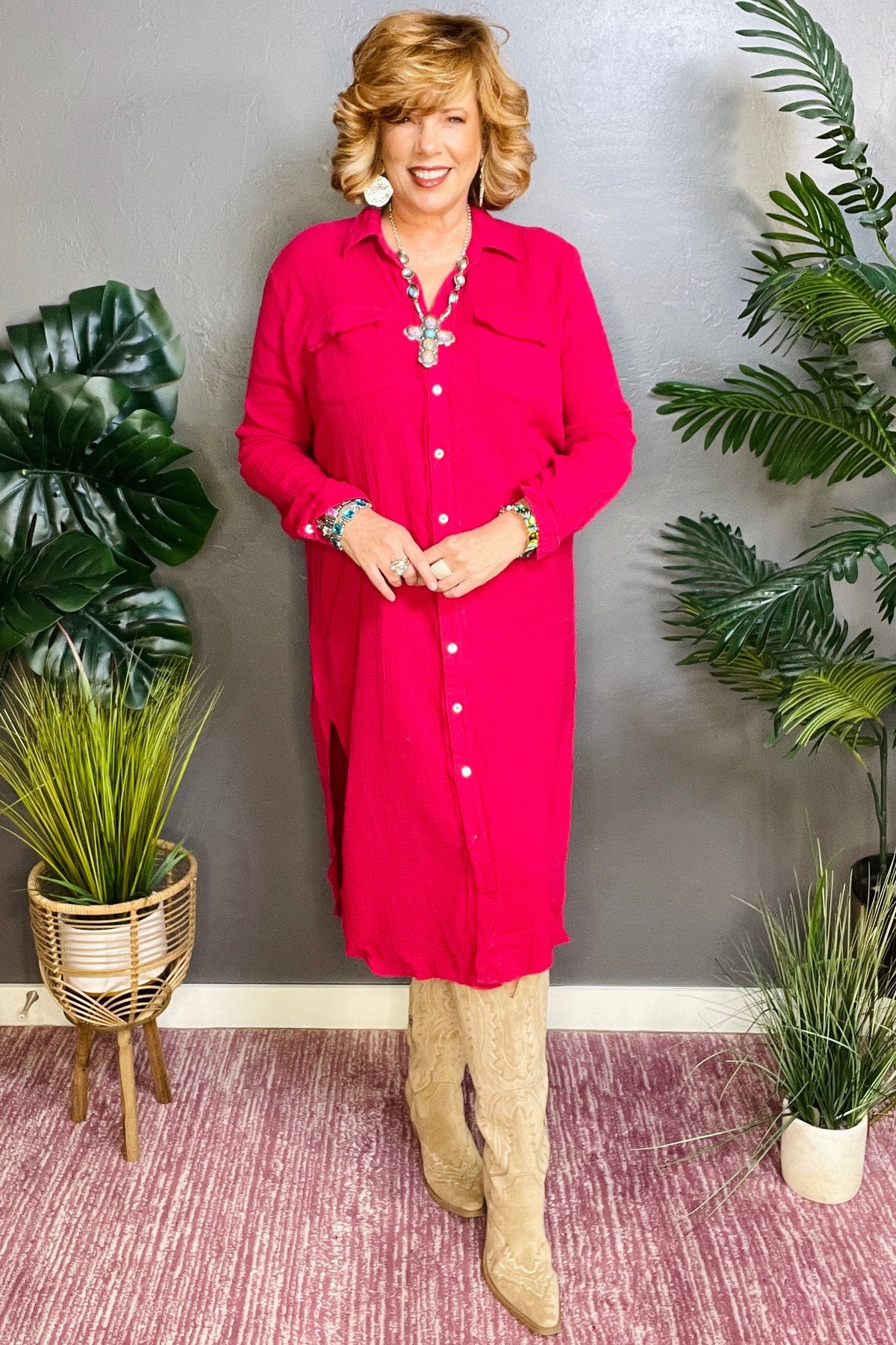 Let's Talk Style Ruby Long Outer - OT041RY