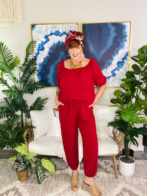Island Glow Top and Pants Set (2 Colors)