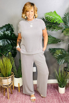 Setting The Scene Wild Wind Top And Pant Set