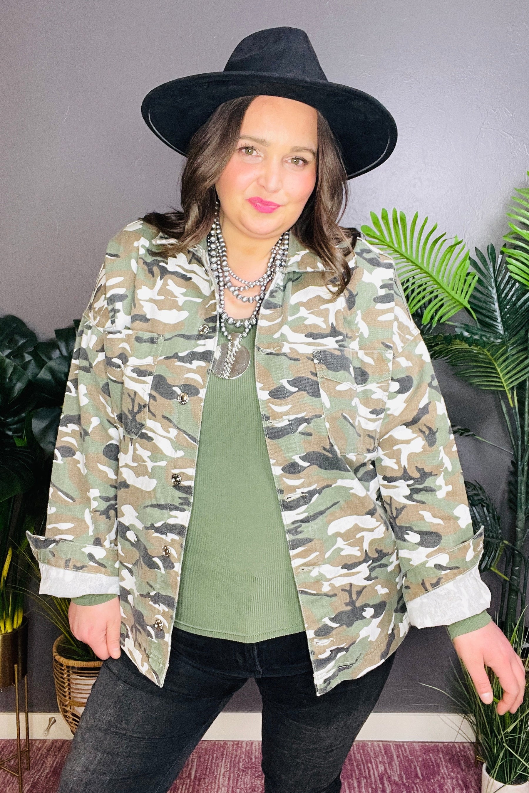 Run With It Camo Jacket - OT056CM