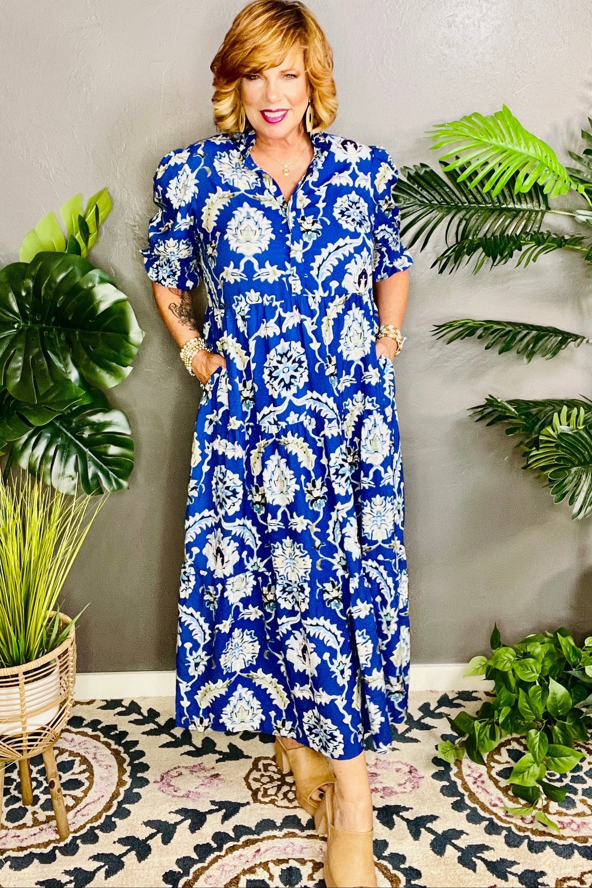 Flirt Factor Floral Print Dress