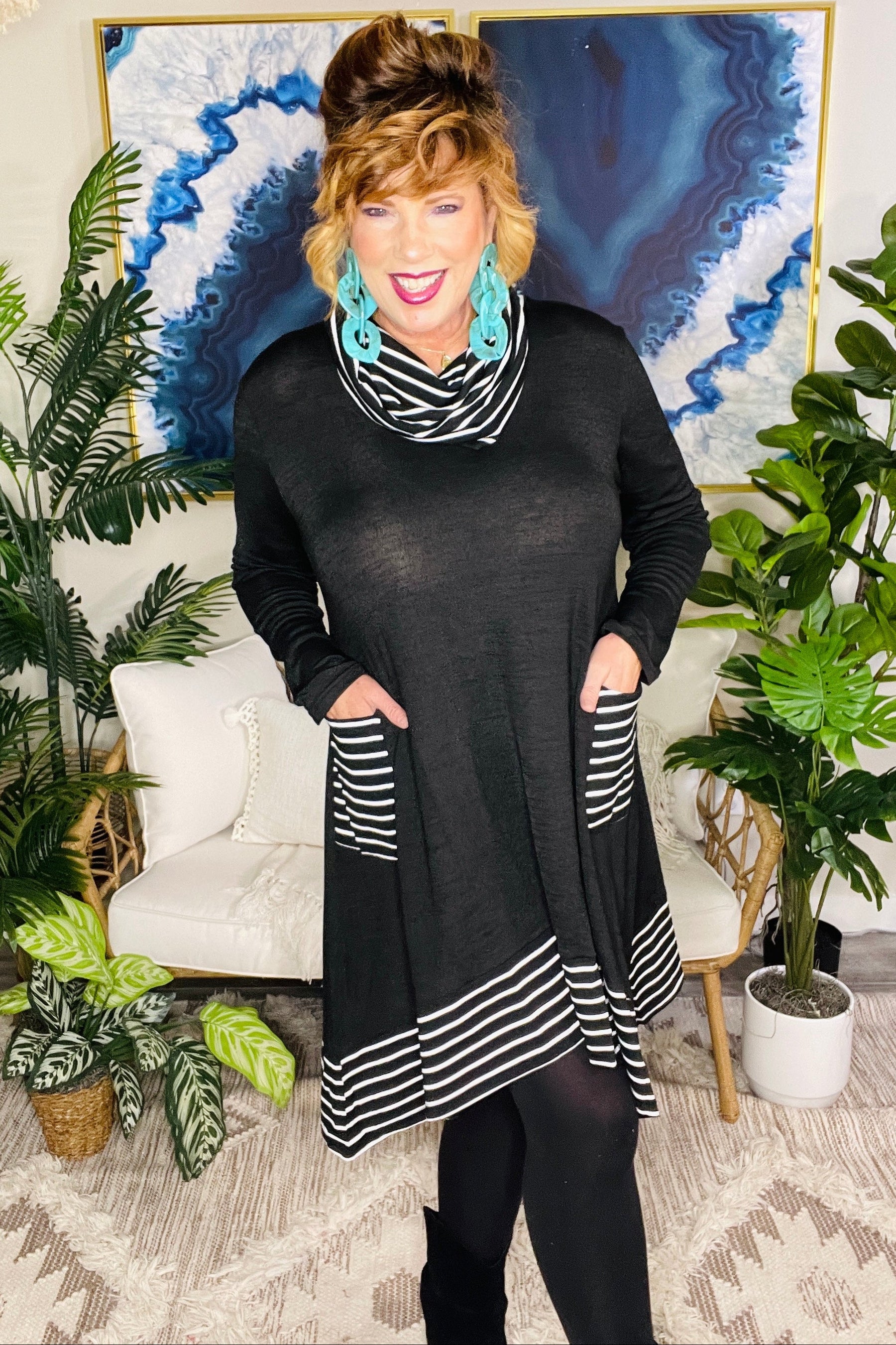 Casual Confidence Dress - DR264BK