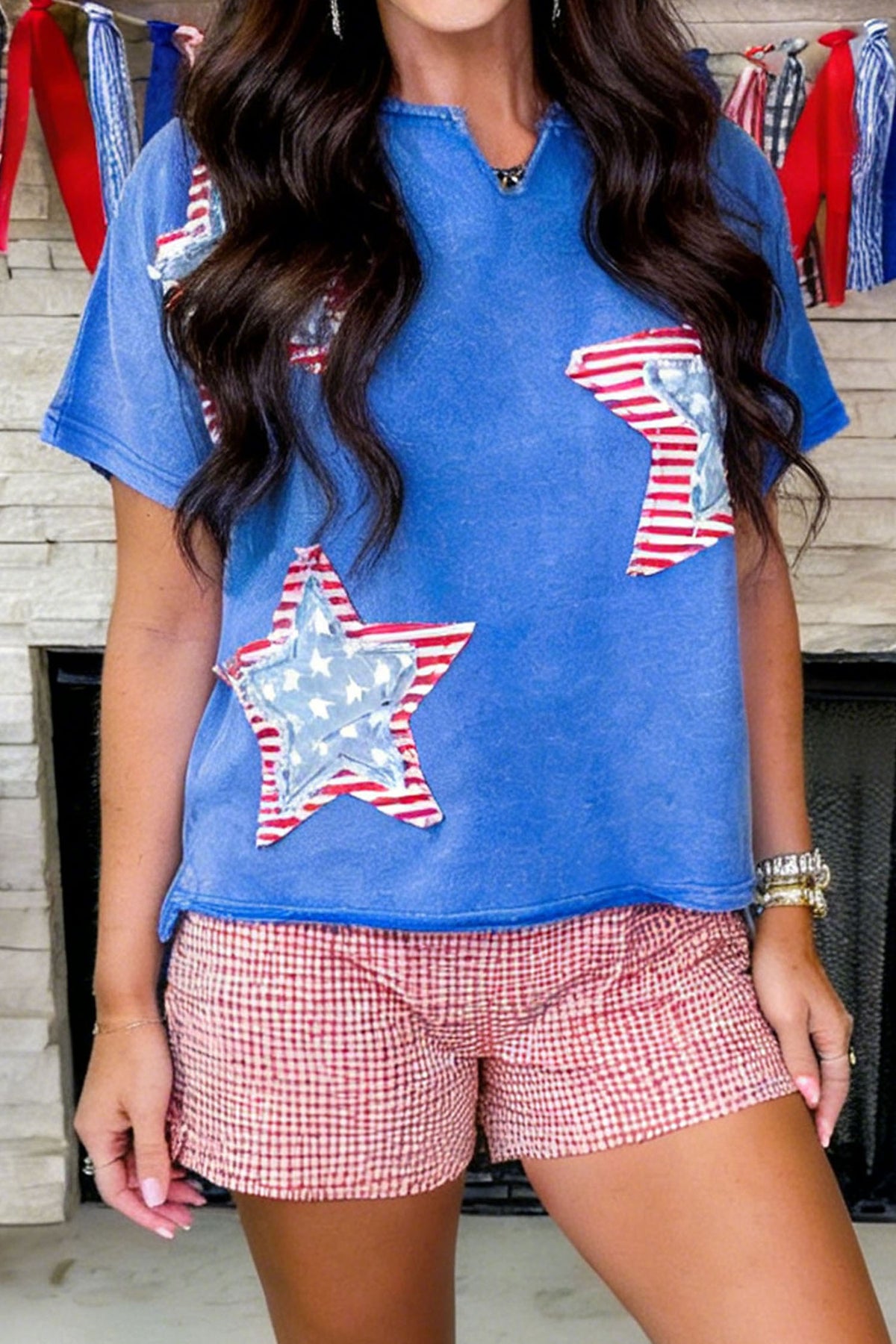 Red White And Darling Top (2 Colors)