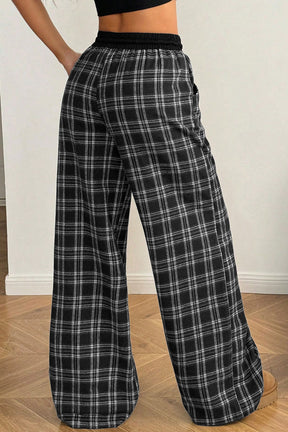 Mad About Plaid Wide Leg Pants