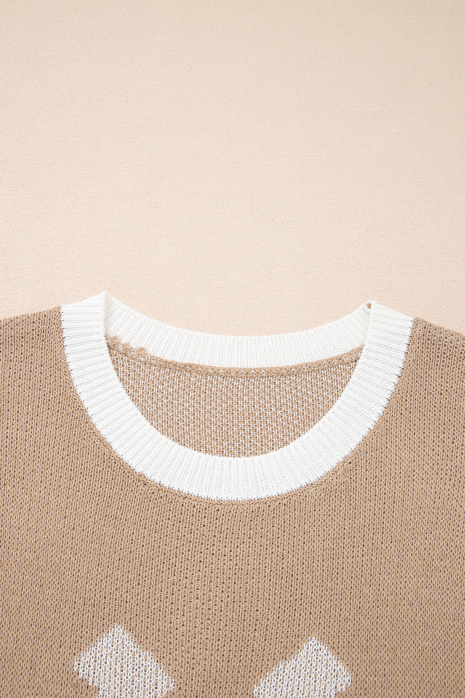 I'm The Lucky One Horse Shoe Pattern Sweater