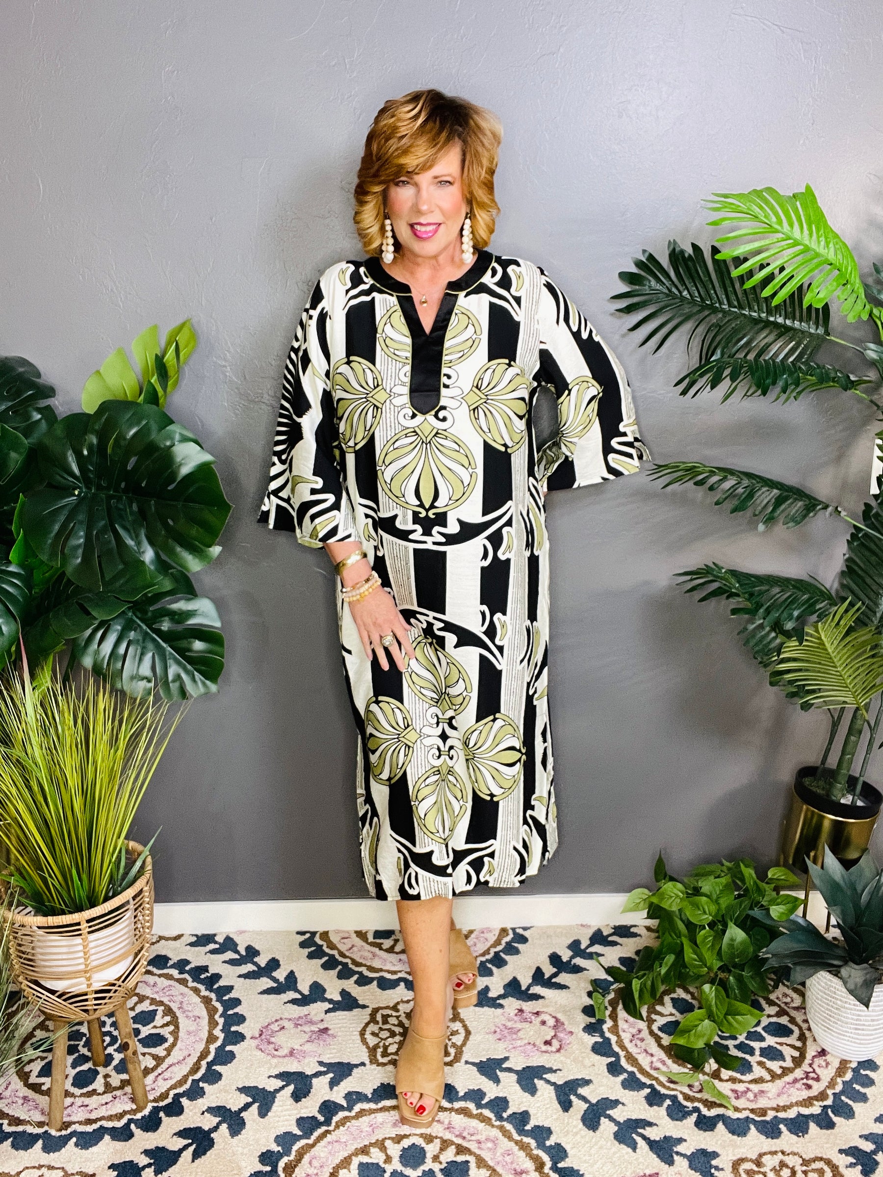 Casablanca Nights Dress - DR194BK
