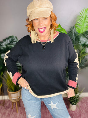 Star Status Patch Top - S221AB