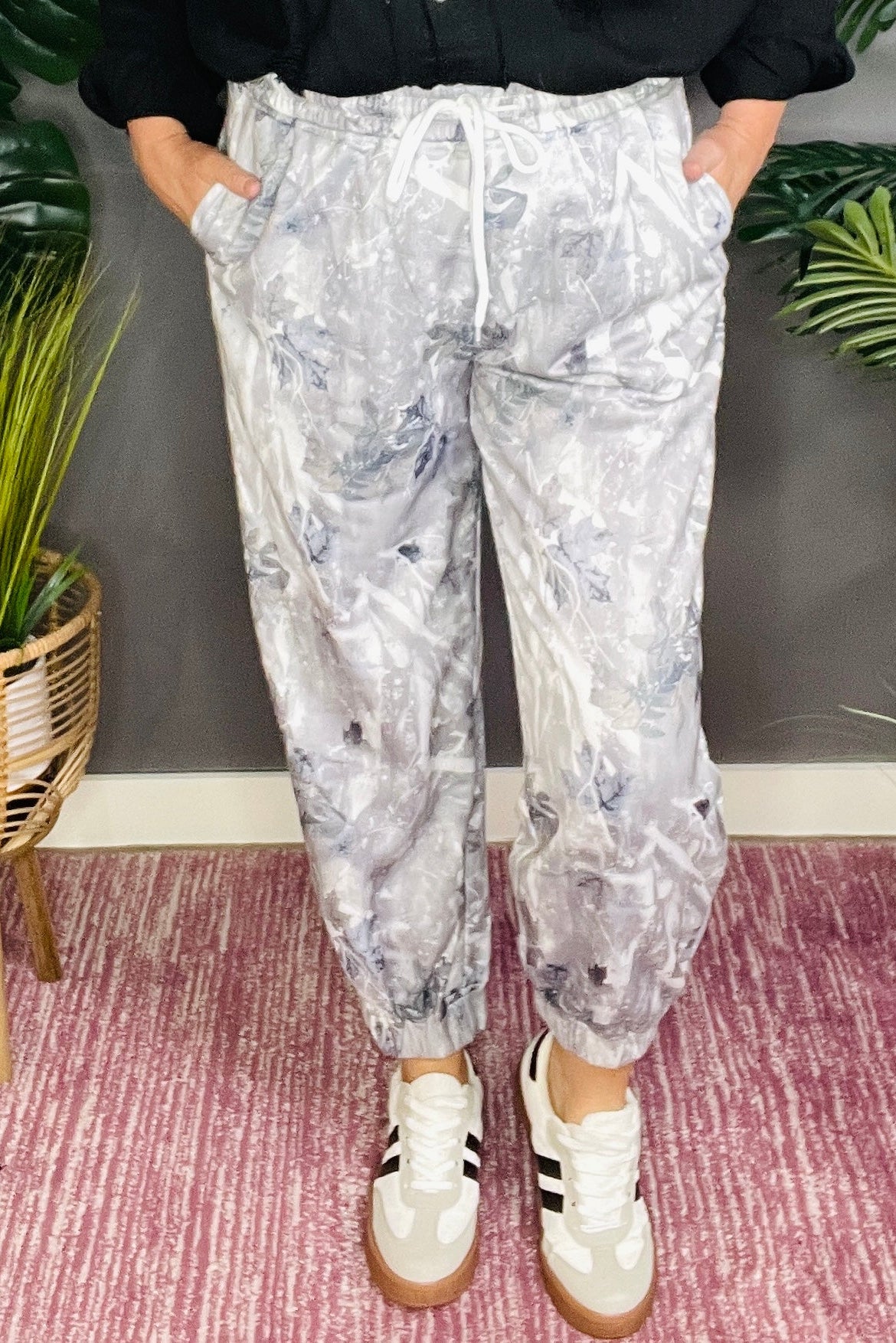 Nothing To Hide Camo Drawstring Pants