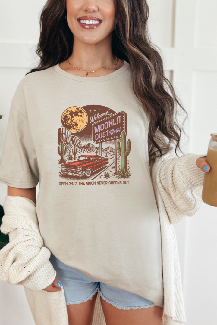 Moonlit Dust Motel Graphic Tee
