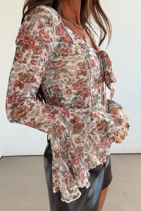 Floral And Feminine Top