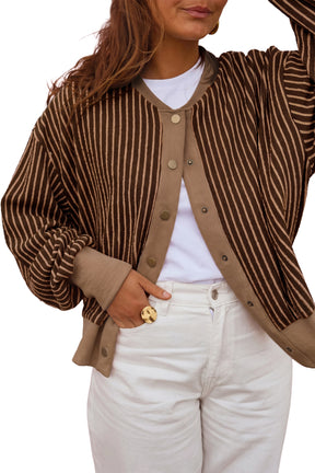 Worth The Stripe Cardigan (2 Colors)