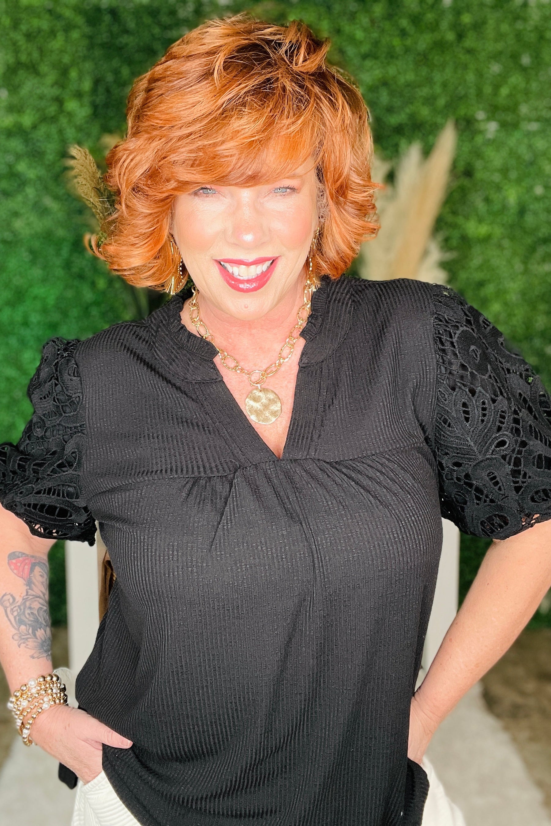 Laid Back Luxe Top - S414BK