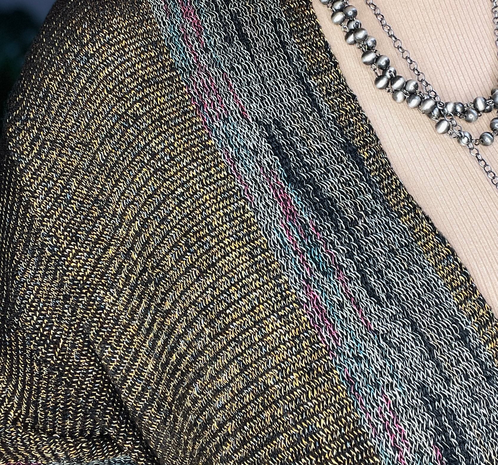 Cute To Cover Gold And Black Shawl - OT037GB