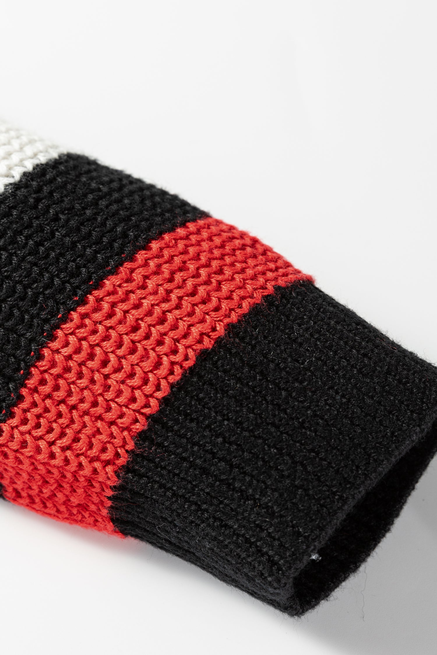 Everyday Sport Striped Trim V Neck Sweater