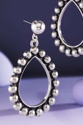 Western Teardrop Dangle Earrings - E060SI