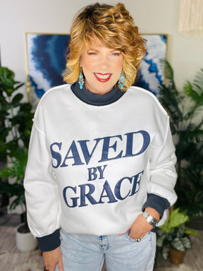 Saved By Grace Sweatshirt (2 Colors)