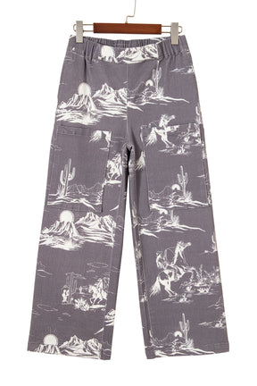 Honky Tonk Honey Gray Wild West Jeans