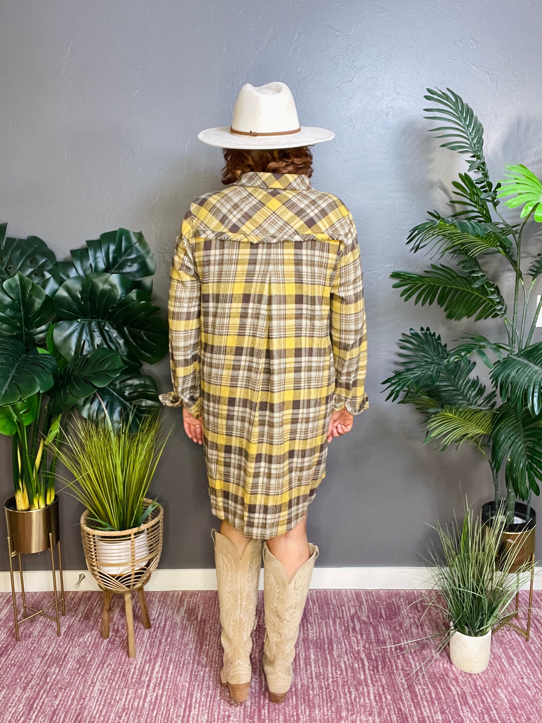 Plaid Crush Dress - DR023BR