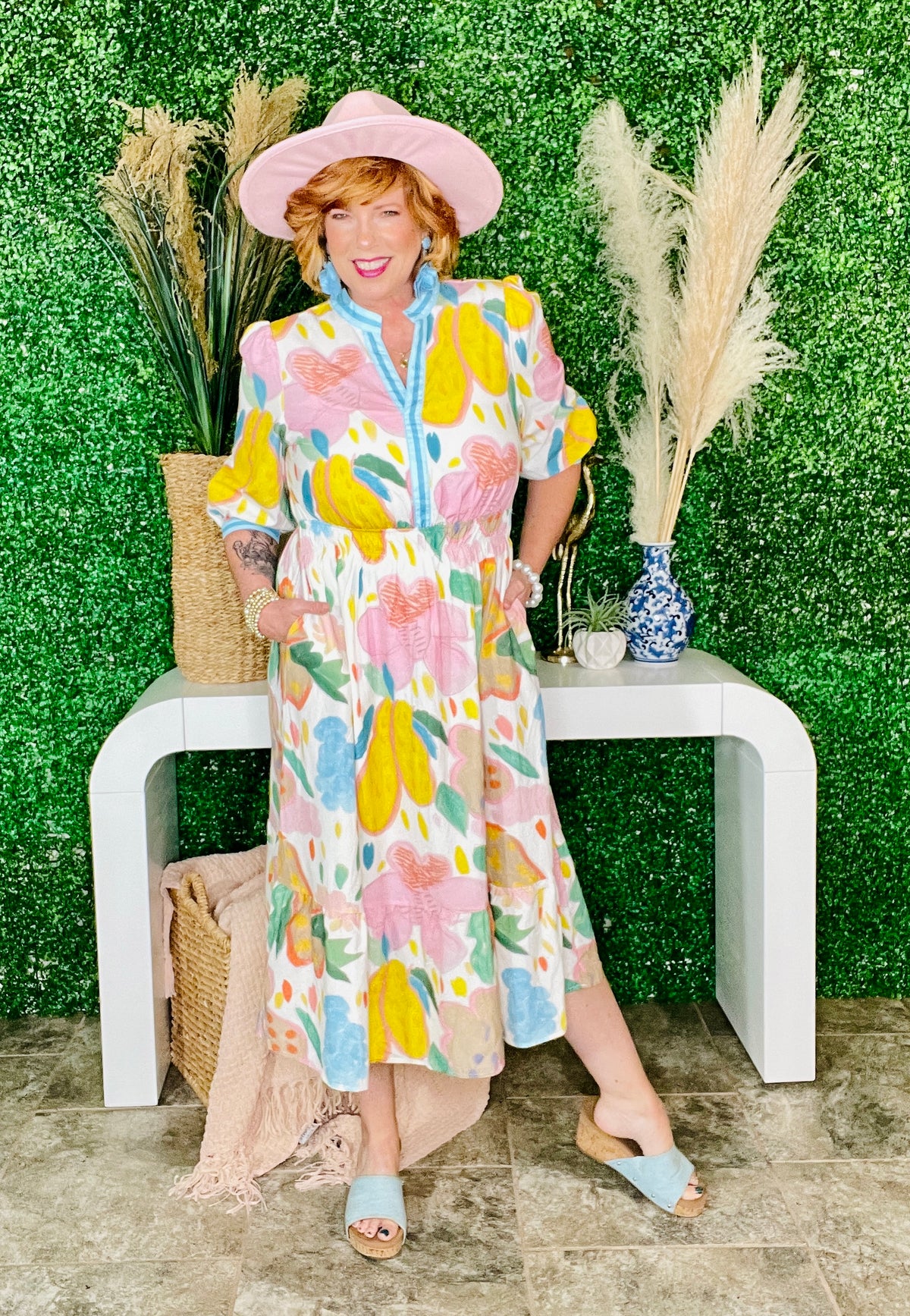Sweet On You Multicolour Floral Midi Dress