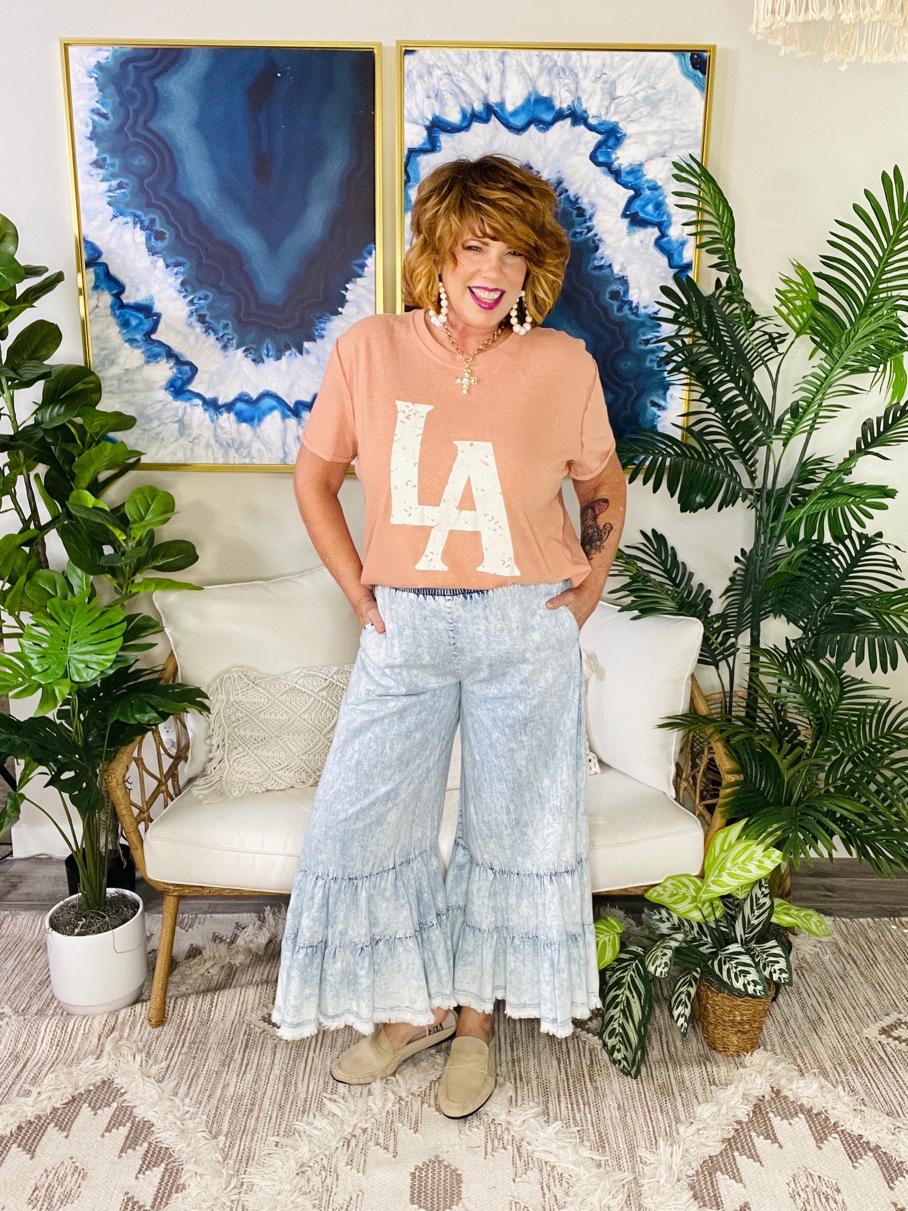 Venice Vibe Relaxed Tee - S966BS