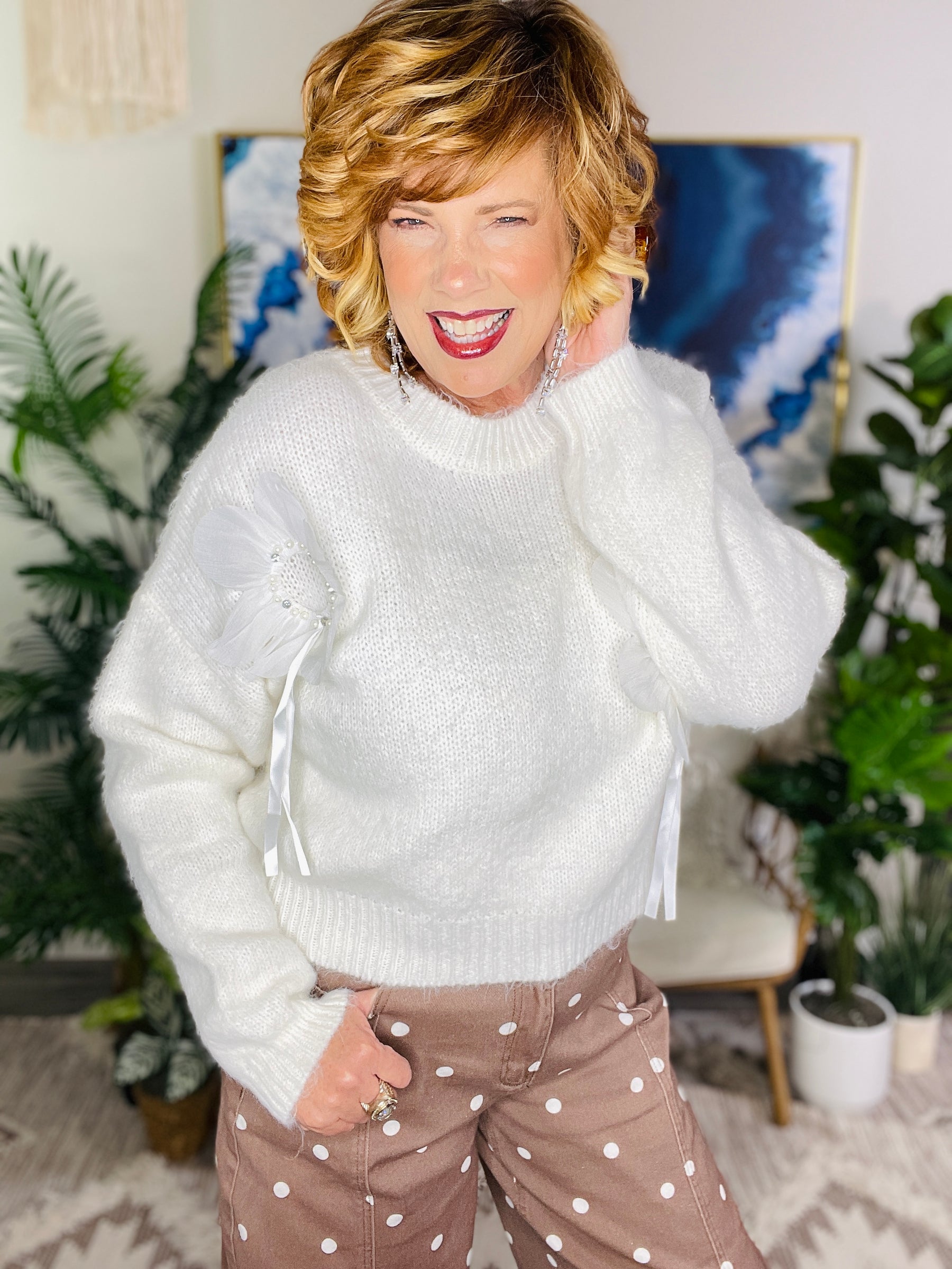 Flower Power Sweater