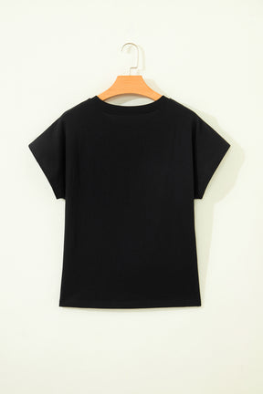 Tied With A Bow Black Top