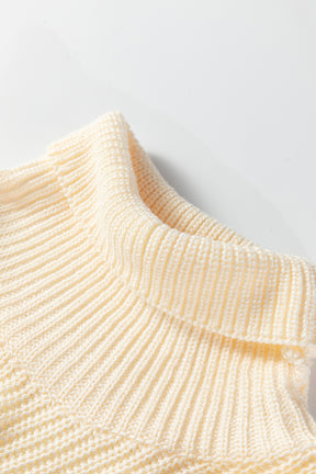 Jet Stream Knit Casual Turtleneck Sweater