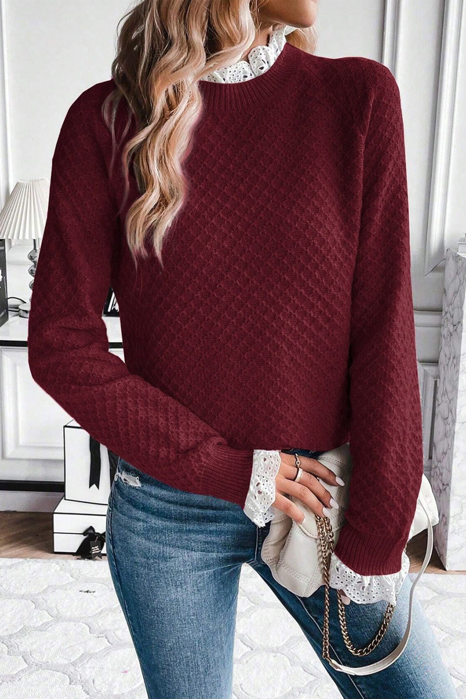 The Frill Of It All Sweater