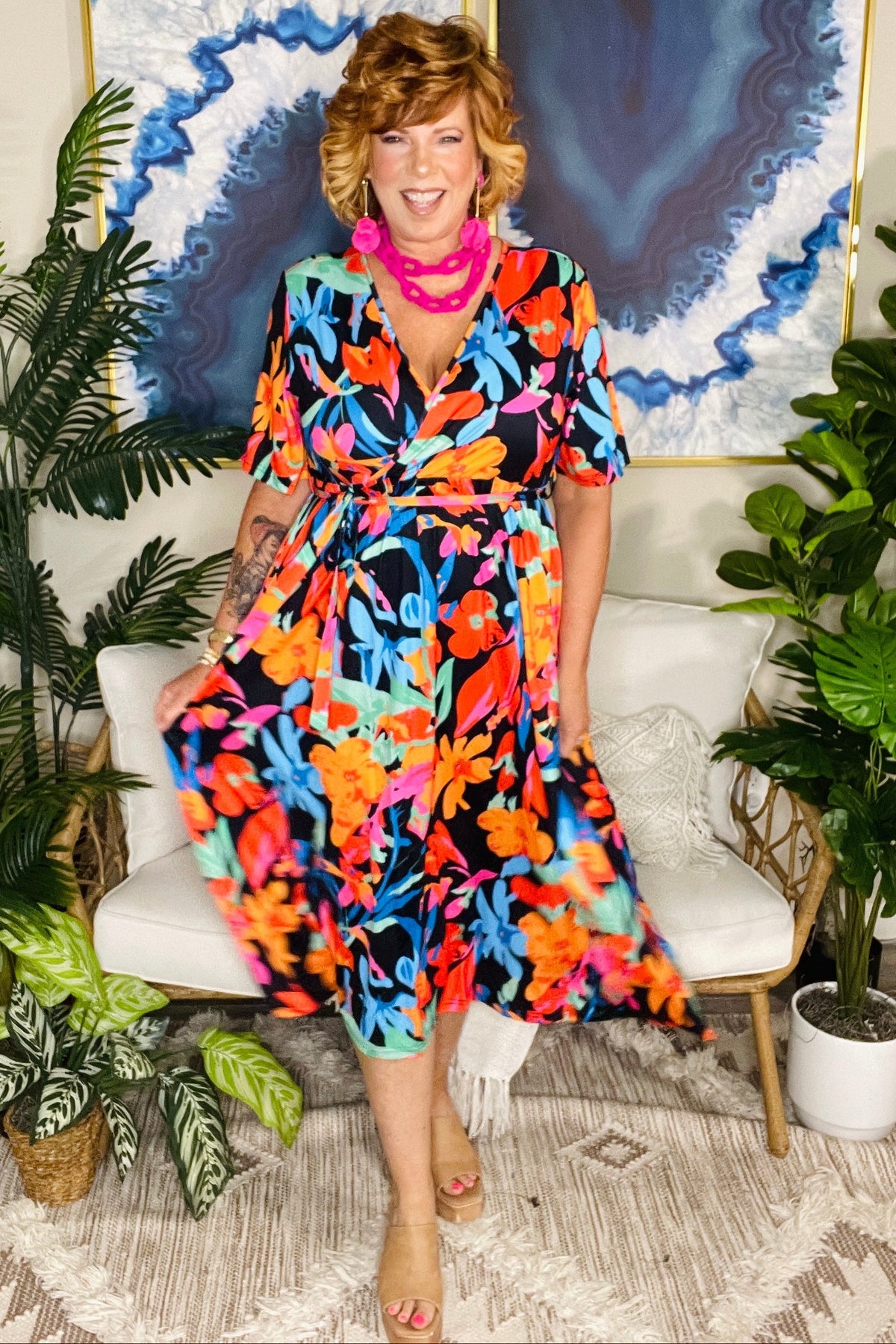 Tropical Daydream Dress - DR237MU