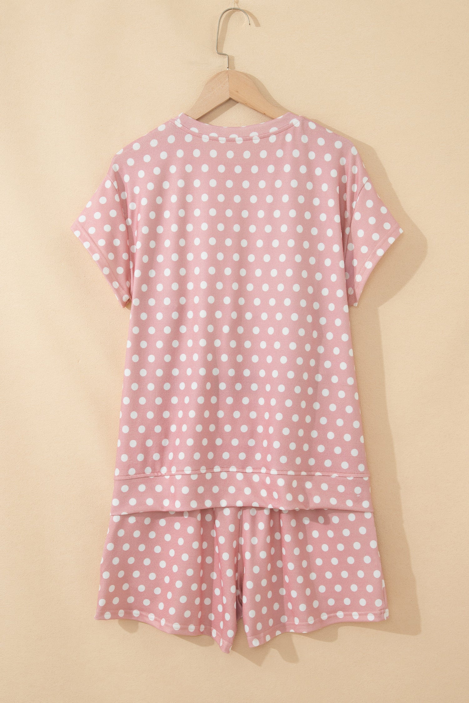 She's Got A Way Pink Polka Dot Top And Short Set