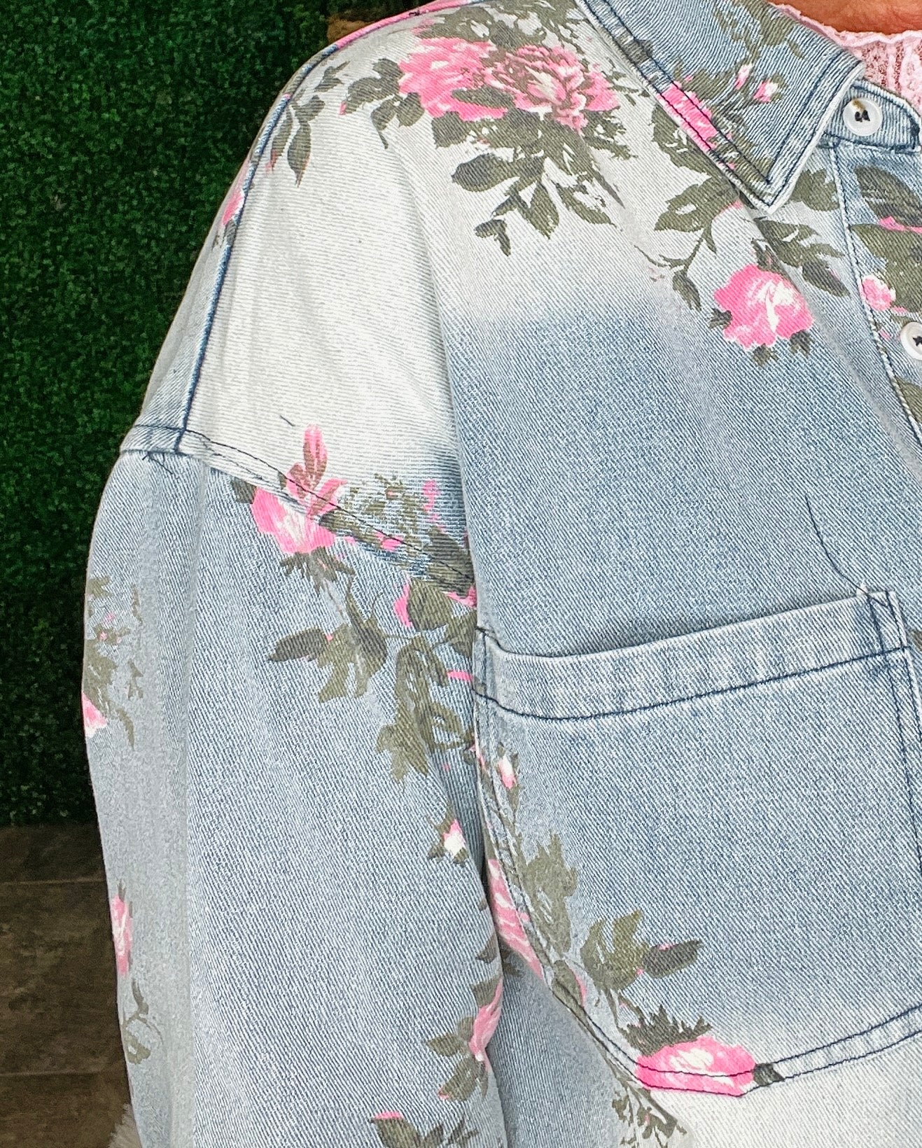 Bloom Baby Bloom Button Top - S346DN