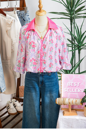 Total Flirt Floral Top