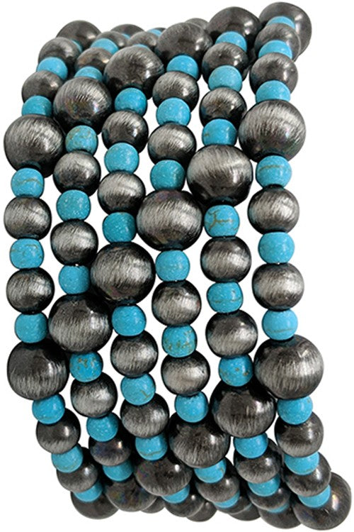 Navajo Coil Bangle Bracelet - B033TU