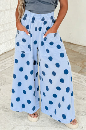 Make Your Mark Polka Dot Wide Leg Pants (4 Colors)