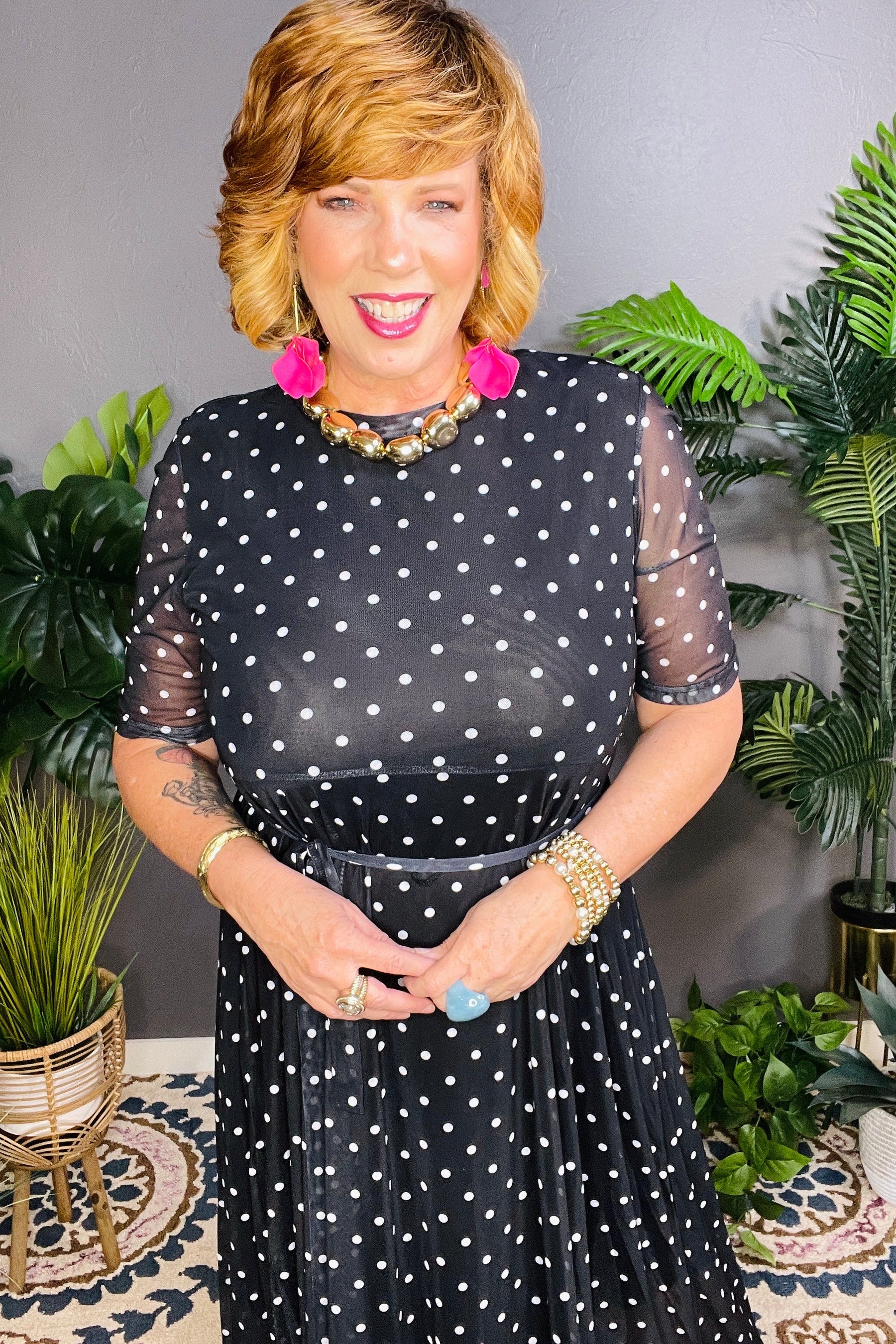 Connect The Dots Dress - DR181BK