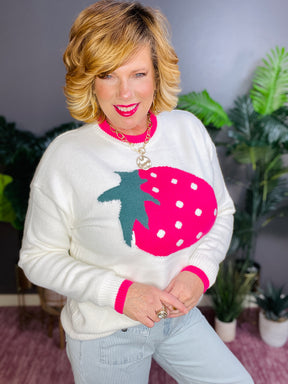 Strawberry Kisses Sweater (2 Colors)