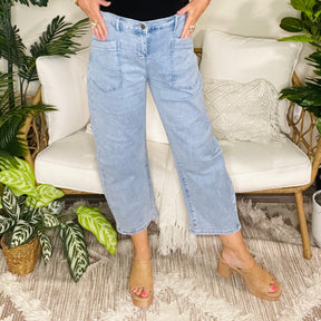 Easy Breezy Barrel Jeans
